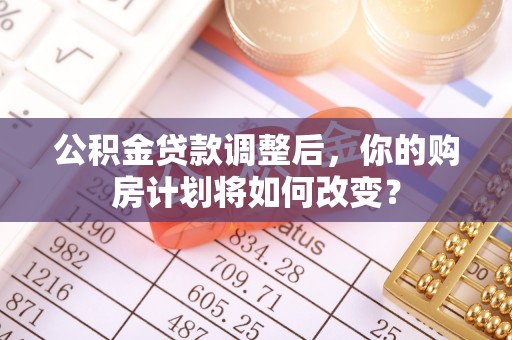 梅列公积金贷款调整后，你的购房计划将如何改变？