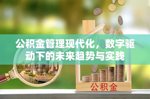 梅列公积金管理现代化，数字驱动下的未来趋势与实践