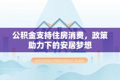 梅列公积金支持住房消费，政策助力下的安居梦想