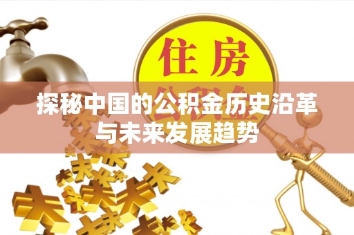 梅列探秘中国的公积金历史沿革与未来发展趋势