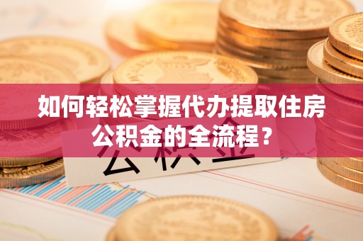 梅列如何轻松掌握代办提取住房公积金的全流程？