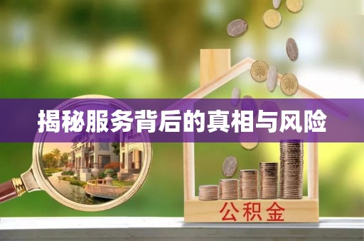 梅列揭秘服务背后的真相与风险