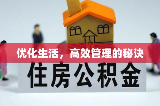 梅列优化生活，高效管理的秘诀