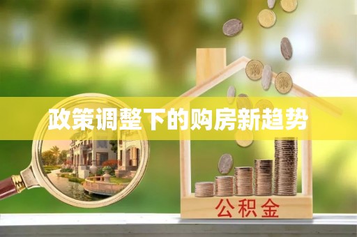 梅列政策调整下的购房新趋势