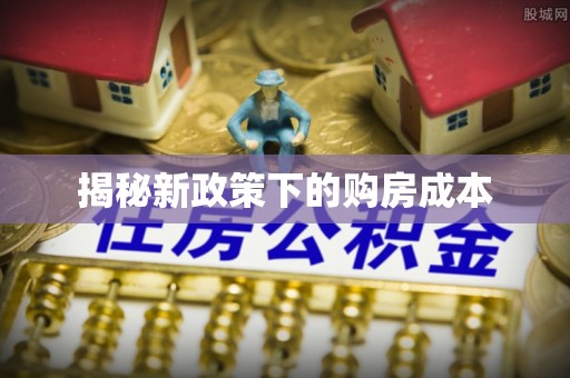 梅列揭秘新政策下的购房成本