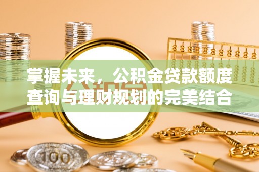 梅列掌握未来，公积金贷款额度查询与理财规划的完美结合