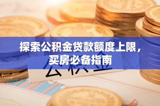 梅列探索公积金贷款额度上限，买房必备指南