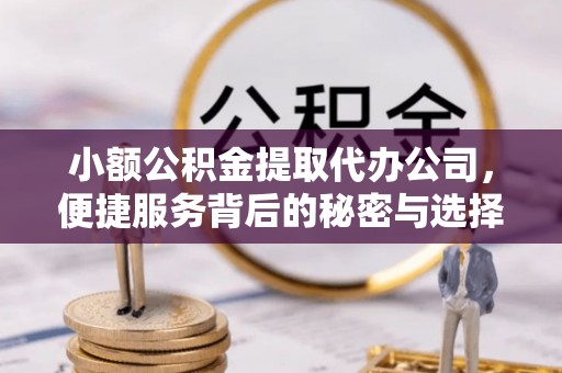 梅列小额公积金提取代办公司，便捷服务背后的秘密与选择指南