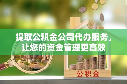 梅列提取公积金公司代办服务，让您的资金管理更高效