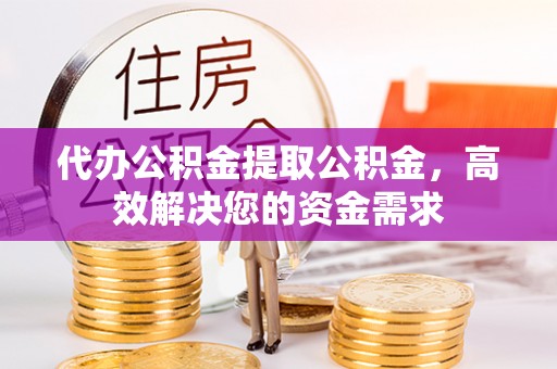 梅列代办公积金提取公积金，高效解决您的资金需求
