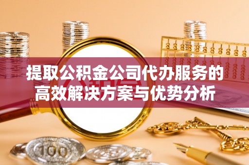 梅列提取公积金公司代办服务的高效解决方案与优势分析