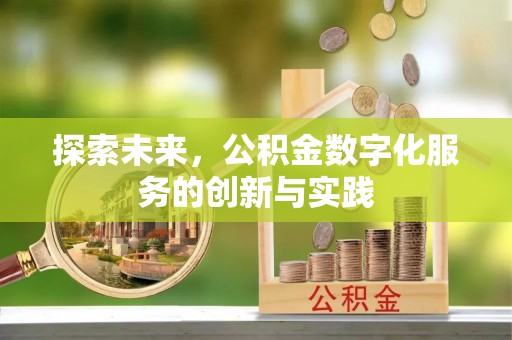 梅列探索未来，公积金数字化服务的创新与实践