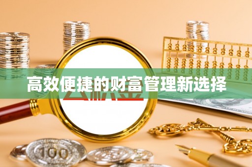梅列高效便捷的财富管理新选择